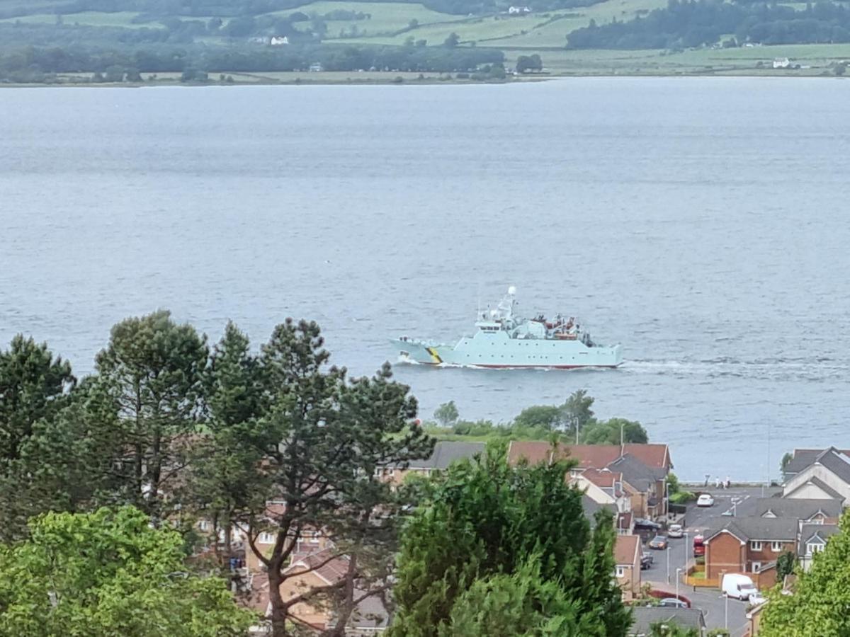 Beautiful Sea View 2 Bed Home Port Glasgow Dış mekan fotoğraf